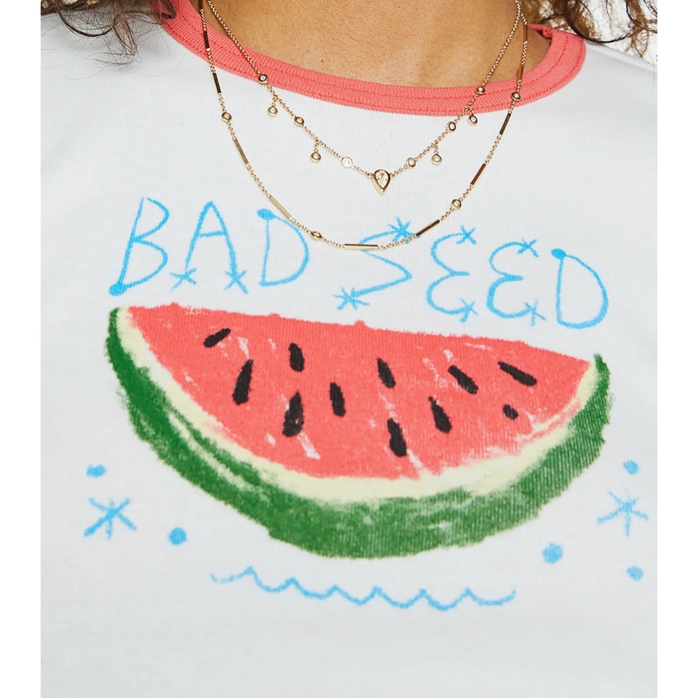 Mother Brand The Itty Bitty Cotton Graphic Baby Tee - Picture 3 of 5